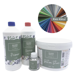 Home Stuc Beton Stuc Pakket - DECO LINE- 5m²- Kies uw kleur