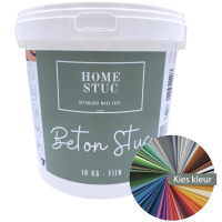 Home Stuc - Beton Stuc - FIJN 10Kg - Kies uw kleur