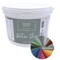 Home Stuc - Beton Stuc - FIJN 3Kg - Kies uw kleur