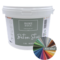 Home Stuc - Beton Stuc - MIDDEL 5Kg - Kies uw kleur