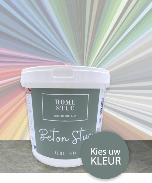 Uniek: betoncire in uw gewenste kleur