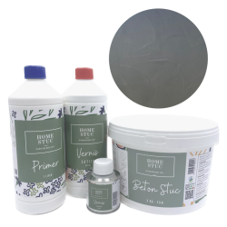 Home Stuc Beton Stuc Pakket - DECO LINE- 5m²- Absolute Anthracite