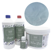 Home Stuc Beton Stuc Pakket - DECO LINE- 5m²- Bubbly Bleu