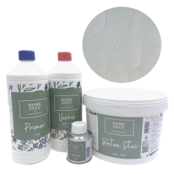 Home Stuc Beton Stuc Pakket - DECO LINE- 5m²- Lovely Light Grey