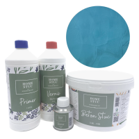 Home Stuc Beton Stuc Pakket - DECO LINE- 5m²- Tropical Turquoise