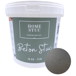 Home Stuc - Beton Stuc - FIJN 10Kg - Basic Black