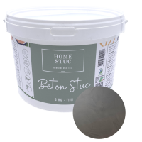 Home Stuc - Beton Stuc - FIJN 3Kg - Basic Black