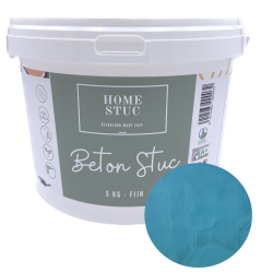 Home Stuc - Beton Stuc - FIJN 5Kg - Tropical Turquoise