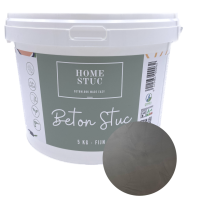Home Stuc - Beton Stuc - FIJN 5Kg - Basic Black