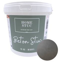 Home Stuc - Beton Stuc - MIDDEL 10Kg - Basic Black