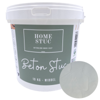 Home Stuc - Beton Stuc - MIDDEL 10Kg - Lovely Light Grey