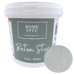 Home Stuc - Beton Stuc - MIDDEL 10Kg - Lovely Light Grey