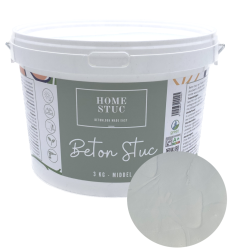 Home Stuc - Beton Stuc - MIDDEL 3Kg - Lovely Light Grey