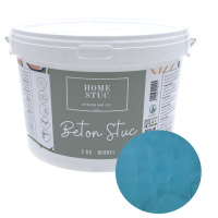 Home Stuc - Beton Stuc - MIDDEL 3Kg - Tropical Turquoise