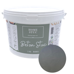 Home Stuc - Beton Stuc - MIDDEL 3Kg - Absolute Antracite