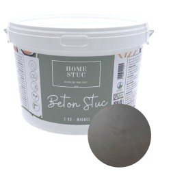 Home Stuc - Beton Stuc - MIDDEL 3Kg - Basic Black