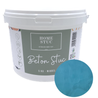 Home Stuc - Beton Stuc - MIDDEL 5Kg - Tropical Turquoise