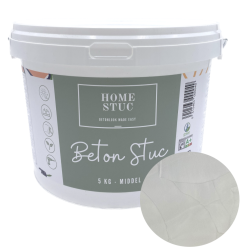 Home Stuc - Beton Stuc - MIDDEL 5Kg - Warm White