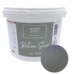Home Stuc - Beton Stuc - MIDDEL 5Kg - Absolute Antracite