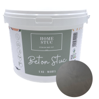 Home Stuc - Beton Stuc - MIDDEL 5Kg - Basic Black
