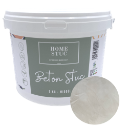 Home Stuc - Beton Stuc - MIDDEL 5Kg - Bright Beige