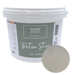 Home Stuc - Beton Stuc - MIDDEL 5Kg - Gorgeous Grey