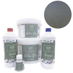 Home Stuc Beton Stuc Pakket - PREMIUM LINE- 5m²- Absolute Anthracite