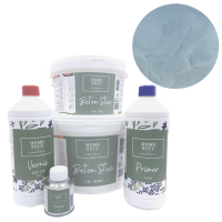 Home Stuc Beton Stuc Pakket - PREMIUM LINE- 5m²- Bubbly Bleu